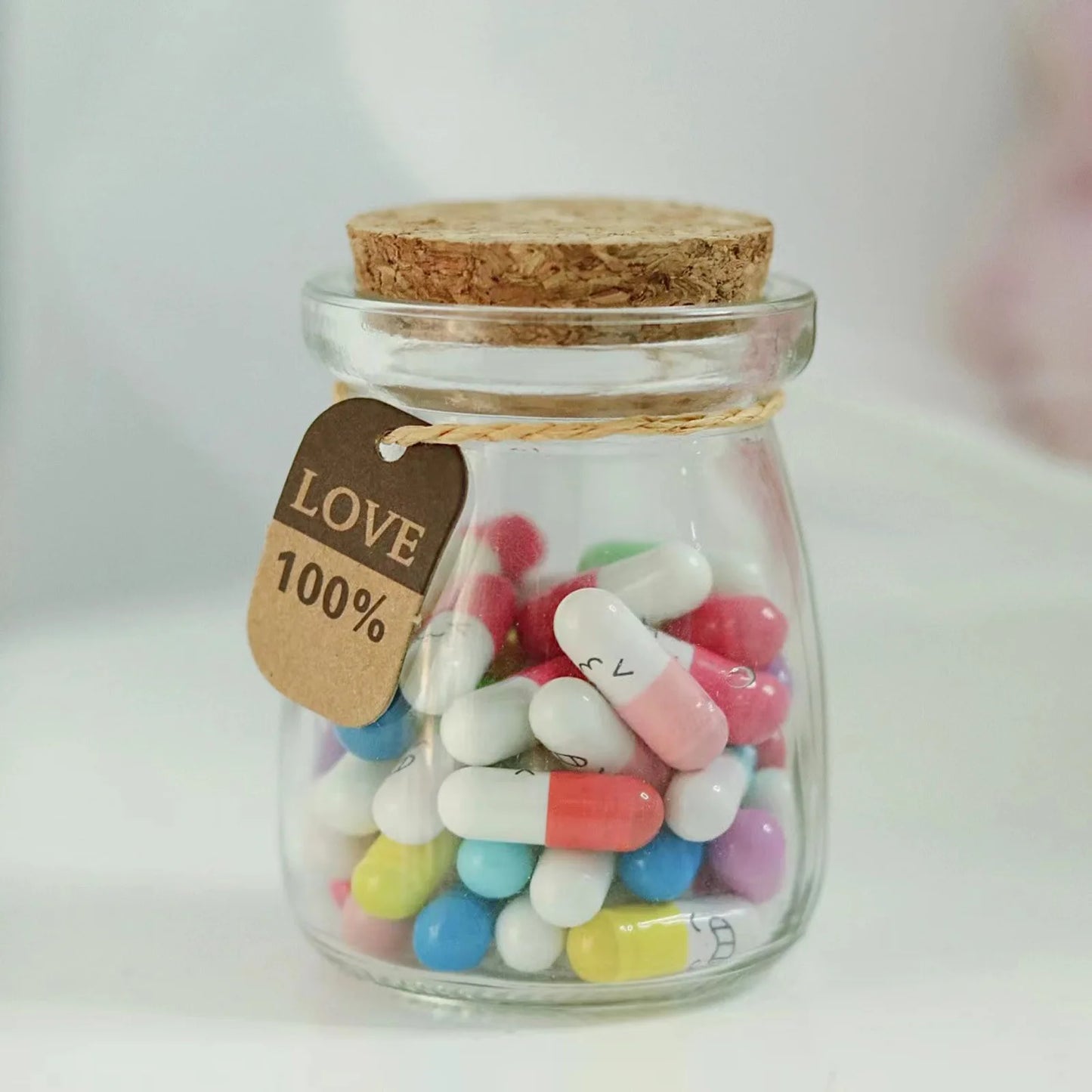 Love Message Capsule in a Bottle – Perfect Valentine's Gift